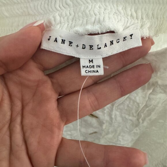 Jane + Delancey Flowy White Tank Top - Picture 2 of 4